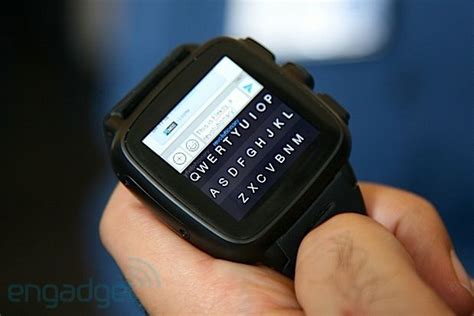 smartwatch with texting keyboard